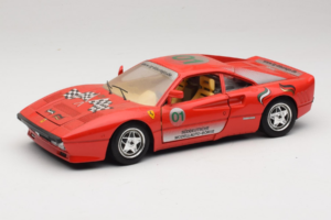Ferrari 288 GTO #1 Raudonas 1984 Bburago 1:18 3027-P3 Metalas