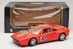 Ferrari 288 GTO #40 Raudonas Italijos Vėliava 1984 Bburago 1:18 3027-P1 Metalas - nuotrauka 8 iš 8
