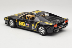 Ferrari 288 GTO #86 Juodas Riboto Leidimo 1984 Bburago 1:18 3027-B1 Metalas - nuotrauka 7 iš 8