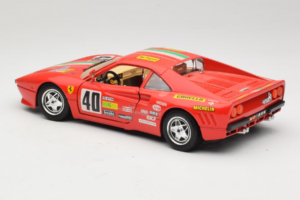 Ferrari 288 GTO Rally #40 Raudonas 1986 Bburago 1:18 3057-P1 Metalas - nuotrauka 7 iš 8