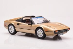 Ferrari 308 GTS Auksinė Riboto Leidimo Norev 1:18 187932 Metalas - nuotrauka 4 iš 6