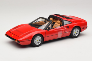 Ferrari 308 GTS Raudonas Star Collection Magnum P.I. Hot Wheels 1:18 P9908 Metalas