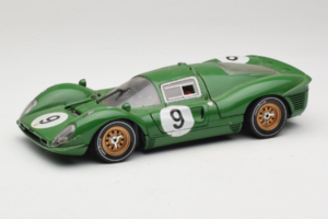 Ferrari 330 P4 #9 Žalias Spa-Francorchamps 1967 Eagles Race 1:18 41007 Metalas