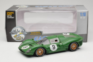 Ferrari 330 P4 #9 Žalias Spa-Francorchamps 1967 Eagles Race 1:18 41007 Metalas - nuotrauka 8 iš 8