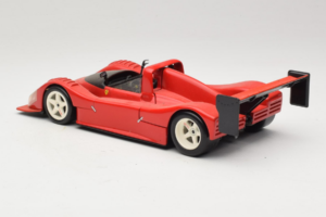 Ferrari 333 SP Raudonas Su Baltais Ratais Hot Wheels 1:18 29230 Metalas - nuotrauka 7 iš 8