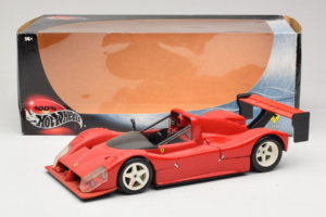 Ferrari 333 SP Raudonas Su Baltais Ratais Hot Wheels 1:18 29230 Metalas - nuotrauka 8 iš 8
