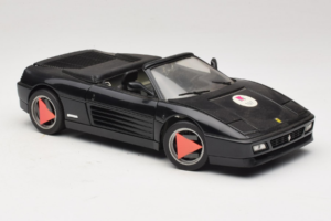 Ferrari 348 Spider Juodas Mira 1:18 6181 Metalas - nuotrauka 6 iš 8