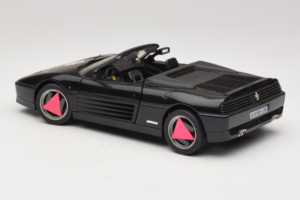 Ferrari 348 Spider Juodas Mira 1:18 6181 Metalas - nuotrauka 7 iš 8