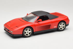 Ferrari 348 Spider Raudonas Mira 1:18 6180 Metalas