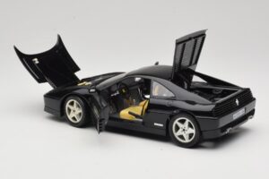 Ferrari 348 TB Juodas Mira 1:18 6101-R1 Metalas - nuotrauka 5 iš 8