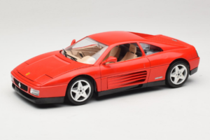 Ferrari 348 tb Raudonas Bburago 1:18 3039 Metalas