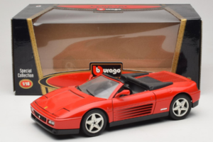 Ferrari 348 TB Raudonas Bburago 1:18 3039-P4 Metalas - nuotrauka 8 iš 8