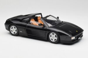 Ferrari 348 TS Juodas Hot Wheels 1:18 X5481 Metalas - nuotrauka 6 iš 8