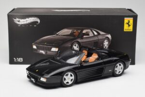 Ferrari 348 TS Juodas Hot Wheels 1:18 X5481 Metalas - nuotrauka 8 iš 8