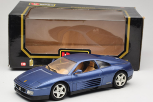 Ferrari 348tb Tamsiai Mėlynas Metalinis Bburago 1:18 3039-B1 Metalas - nuotrauka 8 iš 8