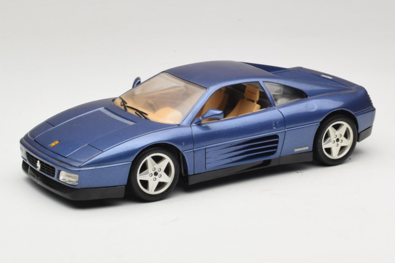 Ferrari 348tb Tamsiai Mėlynas Metalinis Bburago 1:18 3039-B1 Metalas