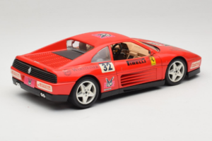 Ferrari 348 TB #32 Pirelli Raudonas 1989 Bburago 1:18 3039-P1 Metalas - nuotrauka 3 iš 8
