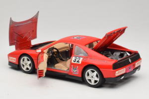 Ferrari 348 TB #32 Pirelli Raudonas 1989 Bburago 1:18 3039-P1 Metalas - nuotrauka 5 iš 8