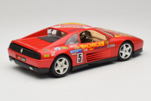 Ferrari 348 TB #5 Monroe Raudonas 1989 Bburago 1:18 3039-M1 Metalas - nuotrauka 3 iš 8