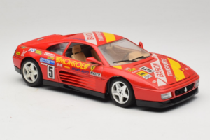Ferrari 348 TB #5 Monroe Raudonas 1989 Bburago 1:18 3039-M1 Metalas - nuotrauka 6 iš 8