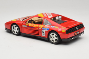 Ferrari 348 TB #5 Monroe Raudonas 1989 Bburago 1:18 3039-M1 Metalas - nuotrauka 7 iš 8