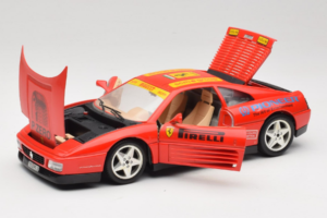 Ferrari 348tb Pirelli Raudonas Bburago 1:18 3039-P2 Metalas - nuotrauka 2 iš 8