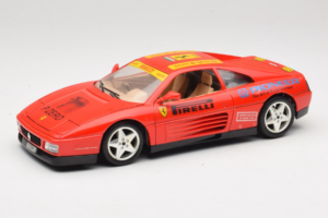 Ferrari 348tb Pirelli Raudonas Bburago 1:18 3039-P2 Metalas
