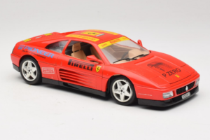 Ferrari 348tb Pirelli Raudonas Bburago 1:18 3039-P2 Metalas - nuotrauka 6 iš 8