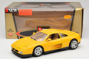 Ferrari 348 TB Geltonas Replacement Box Bburago 1:18 3039-R2 Metalas - nuotrauka 8 iš 8