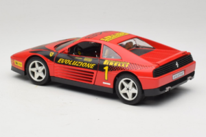 Ferrari 348 ts Evoluzione #1 Raudonas Mira 1:18 6112 Metalas - nuotrauka 7 iš 8