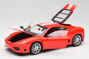 Ferrari 360 Challenge Stradale Raudonas Hot Wheels 1:18 C0407 Metalas - nuotrauka 2 iš 8