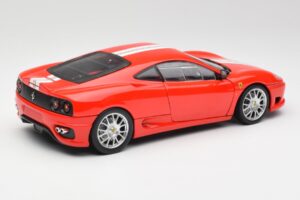 Ferrari 360 Challenge Stradale Raudonas Hot Wheels 1:18 C0407 Metalas - nuotrauka 3 iš 8