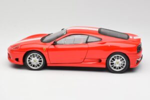 Ferrari 360 Challenge Stradale Raudonas Hot Wheels 1:18 C0407 Metalas - nuotrauka 4 iš 8