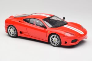 Ferrari 360 Challenge Stradale Raudonas Hot Wheels 1:18 C0407 Metalas - nuotrauka 6 iš 8