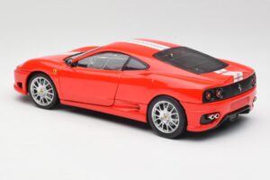 Ferrari 360 Challenge Stradale Raudonas Hot Wheels 1:18 C0407 Metalas - nuotrauka 7 iš 8