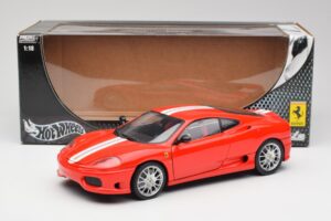 Ferrari 360 Challenge Stradale Raudonas Hot Wheels 1:18 C0407 Metalas - nuotrauka 8 iš 8