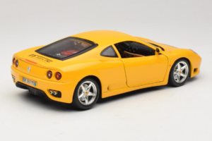 Ferrari 360 Modena 25 Jahre FMC Geltonas Bburago 1:18 3358-Y1 Metalas - nuotrauka 3 iš 8