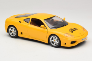 Ferrari 360 Modena 25 Jahre FMC Geltonas Bburago 1:18 3358-Y1 Metalas - nuotrauka 6 iš 8