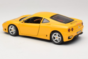 Ferrari 360 Modena 25 Jahre FMC Geltonas Bburago 1:18 3358-Y1 Metalas - nuotrauka 7 iš 8