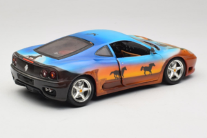 Ferrari 360 Modena Bracio Gotz Running Horses Livery Bburago 1:18 3358-B1 Metalas - nuotrauka 3 iš 8