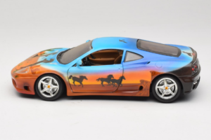 Ferrari 360 Modena Bracio Gotz Running Horses Livery Bburago 1:18 3358-B1 Metalas - nuotrauka 4 iš 8