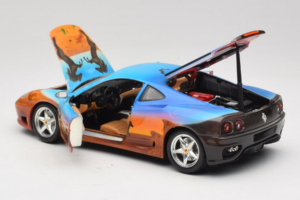 Ferrari 360 Modena Bracio Gotz Running Horses Livery Bburago 1:18 3358-B1 Metalas - nuotrauka 5 iš 8