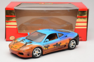 Ferrari 360 Modena Bracio Gotz Running Horses Livery Bburago 1:18 3358-B1 Metalas - nuotrauka 8 iš 8