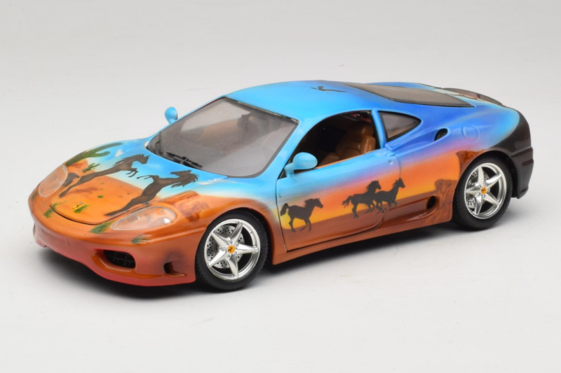 Ferrari 360 Modena Bracio Gotz Running Horses Livery Bburago 1:18 3358-B1 Metalas
