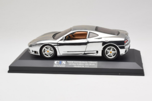 Ferrari 360 Modena Chrome Silver Riboto Leidimo Exclusive Cars 1:18 EC004 Metalas