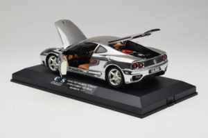 Ferrari 360 Modena Chrome Silver Riboto Leidimo Exclusive Cars 1:18 EC004 Metalas - nuotrauka 5 iš 9