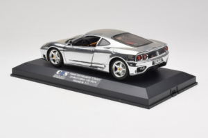 Ferrari 360 Modena Chrome Silver Riboto Leidimo Exclusive Cars 1:18 EC004 Metalas - nuotrauka 7 iš 9