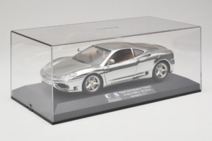 Ferrari 360 Modena Chrome Silver Riboto Leidimo Exclusive Cars 1:18 EC004 Metalas - nuotrauka 8 iš 9