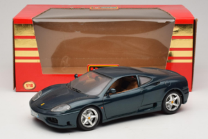 Ferrari 360 Modena Tamsiai Žalias Metallic Bburago 1:18 3358-G2 Metalas - nuotrauka 7 iš 7