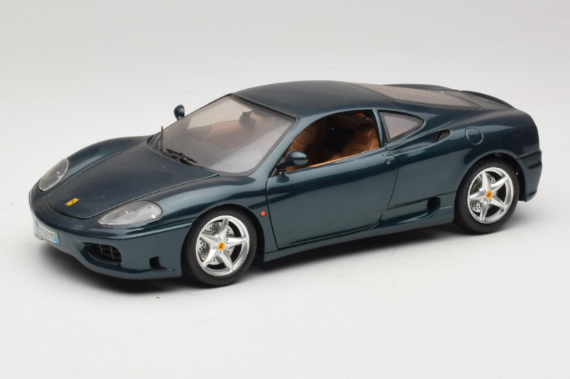 Ferrari 360 Modena Tamsiai Žalias Metallic Bburago 1:18 3358-G2 Metalas